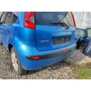 Stoßstange hinten Nissan Note Farbcode BV4 Intense Blue Pearl Blau Metallic