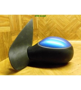 Seitenspiegel links Peugeot 206 Farbcode KMF Blau Bleu Recife Nacre Metallic