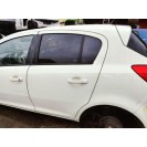 Tür hinten links Opel Corsa D 5 türig Farbcode Z30R Guacomole White Weiss