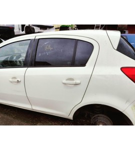 Tür hinten links Opel Corsa D 5 türig Farbcode Z30R Guacomole White Weiss