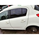 Tür hinten links Opel Corsa D 5 türig Farbcode Z30R Guacomole White Weiss