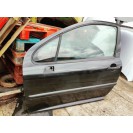 Tür links Peugeot 207 3 türig Farbcode EXL Farbe Noir Obsidian Nacht Schwarz