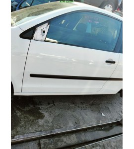 Tür links VW Polo 9N3 3 türig Farbcode LB9A Candyweiss Cortinaweiss Weiss