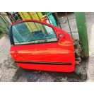 Tür rechts Peugeot 206 3 türig Farbcode KKN Farbe Rot Rouge Aden