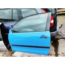 Tür links VW Polo 9N 3 türig Farbcode LA5F Farbe Summerblue Blau