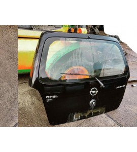 Heckklappe Opel Agila Farbe Schwarz