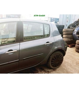 Tür hinten links Renault Clio 3 III 5 türig Farbcode TJ47 Blau Bleu Gris
