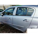 Tür hinten links Opel Corsa D 5 türig Farbcode Z163 Grau Lichtsilber Metallic