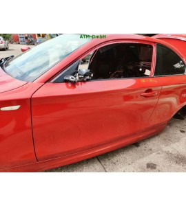 Tür vorne links BMW 1 Coupé E82 Farbcode A79 Sedonarot Metallic