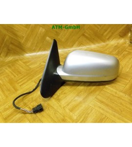 Außenspiegel Seitenspiegel links Seat Leon Fahrerseite Silber Fahrerseite