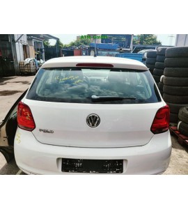 Heckklappe VW Polo 6R 3 türig Farbcode LB9A Farbe Candyweiss Weiss Uni