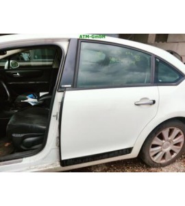 Tür hinten links Citroen C4 Farbcode EWP Farbe Weiss Banquise