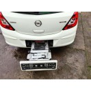 Stoßstange hinten Opel Corsa D 5 türig Farbcode Z30R Guacomole White Weiss