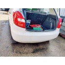 Stoßstange hinten Skoda Fabia 2 II Farbcode LF9E Candyweiss Bila Candy Weiss