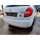 Stoßstange hinten Skoda Fabia 2 II Farbcode LF9E Candyweiss Bila Candy Weiss