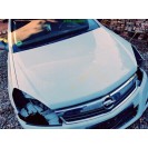 Motorhaube Opel Astra H Farbcode Z40R Schneeweiss Olympic Weiss