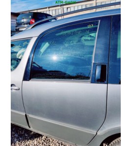 Tür hinten links Skoda Roomster Farbcode LF8L Platin Grau Steel Grey Metallic