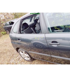 Tür hinten rechts Seat Ibiza 3 III 6L1 Farbcode LW7Z Gris Track Metallic Grau