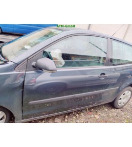 Tür links VW Polo 9N3 3 türig Farbcode LC7V Farbe Blue Anthrazit Perleffekt