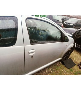 Tür rechts Toyota Aygo Farbcode 1E7 Farbe Grau Silber Pearl Met