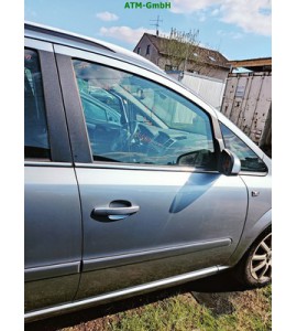 Tür vorne rechts Opel Zafira B Farbcode Z163 4AU Lichtsilber Silber M2 Metallic