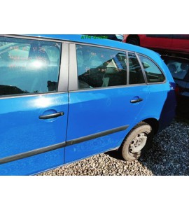 Tür hinten links Skoda Fabia 2 II Kombi Farbcode LF5K Blau Dynamicblau