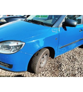 Kotflügel links Skoda Fabia 2 II Fahrerseite Farbcode LF5K Blau Dynamicblau