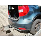 Stoßstange hinten Skoda Yeti 5L Farbcode LF7Y Farbe Grau Seda Metal Metallic