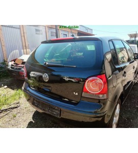 Heckklappe VW Polo 9N3 5 türig Farbcode LC9Z Schwarz Black Magic Pearl