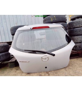 Heckklappe Mazda 2 II 3 türig Farbcode 22V Grau Sunlight Silber Metallic