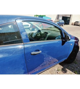 Tür rechts Opel Corsa D 3 türig Farbcode Z20Z 4DU Royalblau Atlantikblau Blau