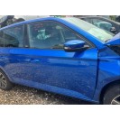 Tür vorne rechts Skoda Fabia 3 III 4 türig Farbcode LF5W Race Blue Metallic