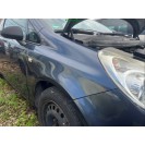 Kotflügel rechts Opel Corsa D Farbcode Z168 Farbe Metro Blau Metroblau Perl