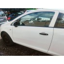 Tür vorne links Opel Corsa D 3 türig Farbcode Z474 Casablanca Arctic Eis Weiss