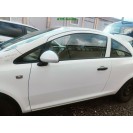 Tür vorne links Opel Corsa D 3 türig Farbcode Z474 Casablanca Arctic Eis Weiss