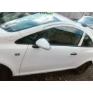 Tür vorne links Opel Corsa D 3 türig Farbcode Z474 Casablanca Arctic Eis Weiss