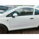 Tür vorne links Opel Corsa D 3 türig Farbcode Z474 Casablanca Arctic Eis Weiss