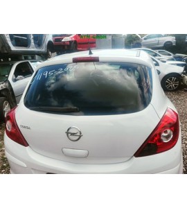 Heckklappe Opel Corsa D 3 türig Farbcode Z474 10U Casablanca Arctic Eis Weiss