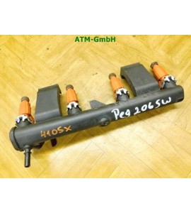 Einspritzleiste Einspritzdüse Peugeot 206 9636520780