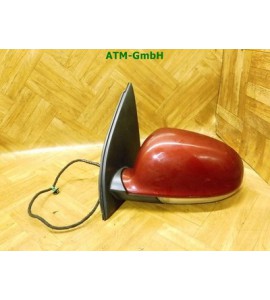 Seitenspiegel links VW Golf 5 V elektrisch Fahrerseite Farbe Weinrot Rot