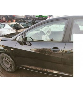 Tür vorne links Seat Ibiza 4 IV 5 türig Farbcode LZ9Y Phantomschwarz Perleffekt