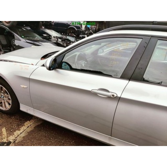 Tür vorne links BMW 3 3er E91 Farbcode 354/7 Titansilber Silber Grau Metallic