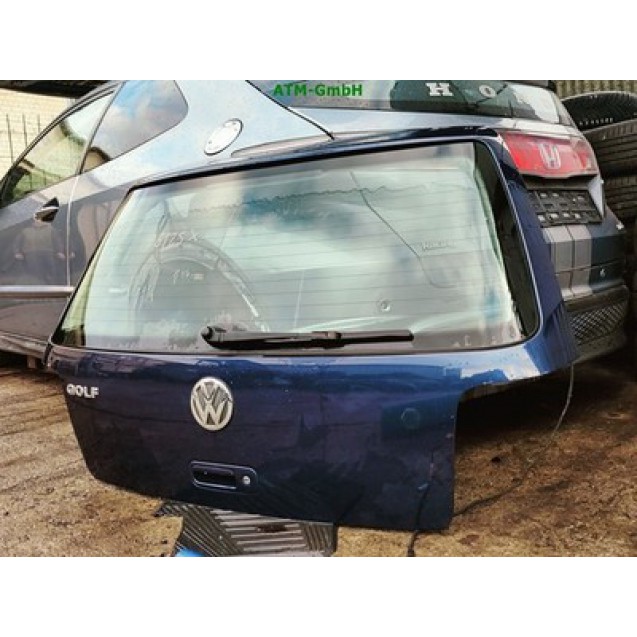 Heckklappe VW Golf 4 IV 5 türig Farbcode LB5N Indigoblau Blau Perleffekt