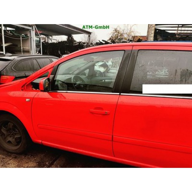 Tür vorne links Opel Zafira B Farbcode Z50B GBH Farbe Powerrot Rot Uni