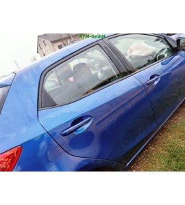 Tür hinten rechts Mazda 2 II 5 türig Farbe Blau