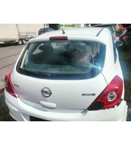 Heckklappe Opel Corsa D 3 türig Farbcode Z474 Casablanca Arctic Eis Weiss