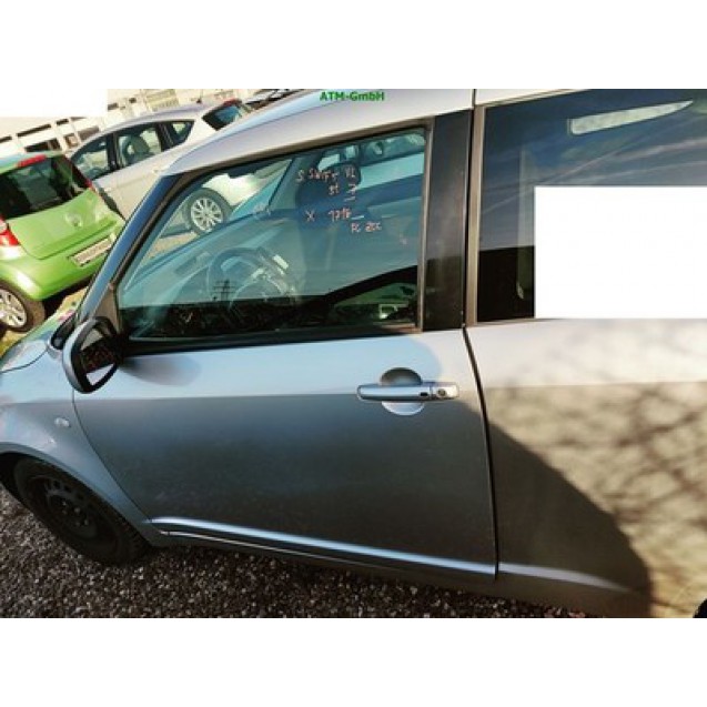 Tür links Suzuki Swift III 3 türig Farbcode ZCC Silky Silver 2 Silber Metallic