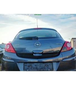Heckklappe Opel Corsa D 3 türig Farbcode Z168 4XU Farbe Blau Metro Perl M2