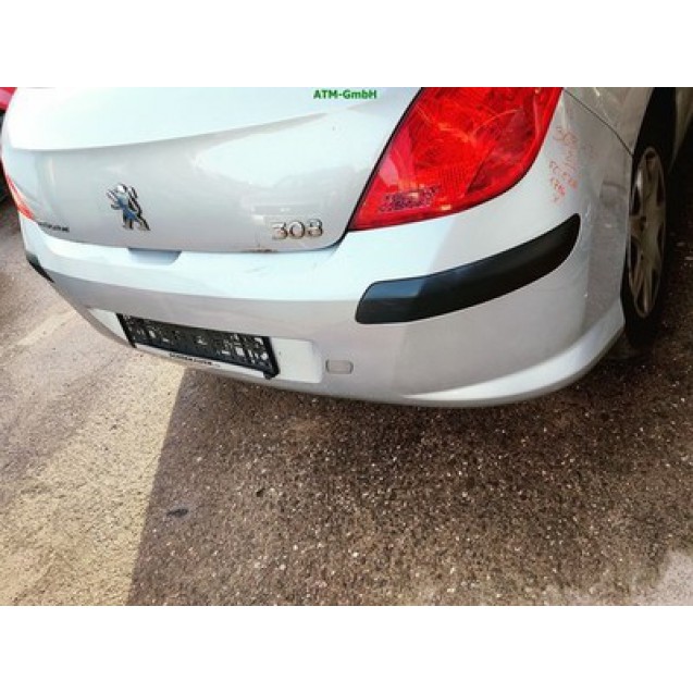 Stoßstange hinten Peugeot 308 3 türig Farbcode EZR Gris Aluminium Grau Metallic