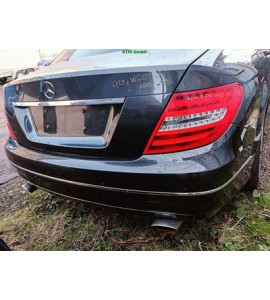 Stoßstange hinten Mercedes Benz C-Klasse W204 Farbcode 183 Magnetitschwarz Met